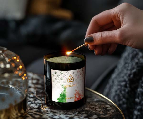 Świeca zapachowa z perfumami Giovani ITALIANO